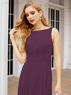 Baoleely Bridesmaid Dresses for Wedding Ruffles Long Formal Prom Gowns 28039