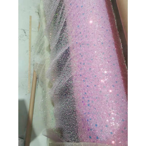 Robe de bal sexy à col en V et perles, fendue sur le côté