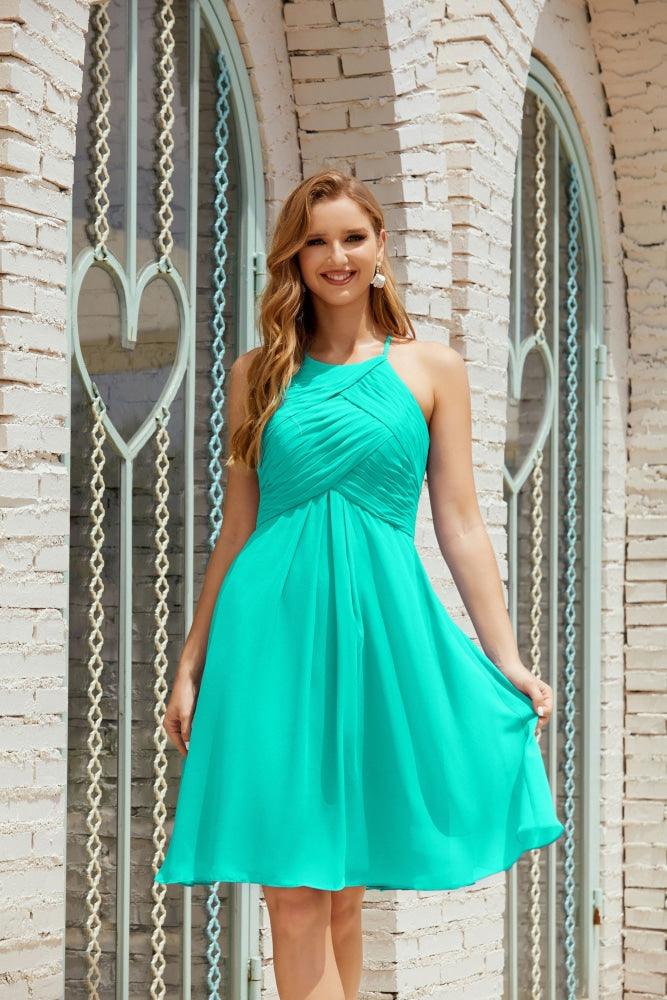 Vestidos de fiesta sin mangas, vestido formal de cóctel para graduación 28014 
