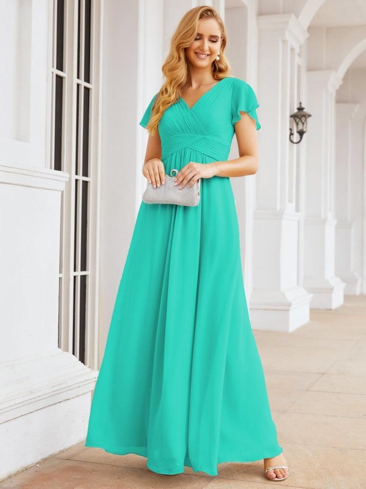 Vestidos de fiesta formales Baoleely para madre de la novia, con mangas cortas, vestido de dama de honor 28047 