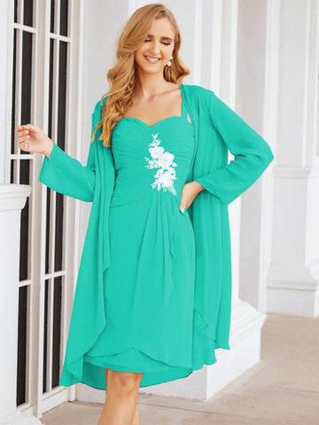 Vestidos de encaje para la madre de la novia y el novio de Sunderly, ideales para invitadas de boda (SY28066)