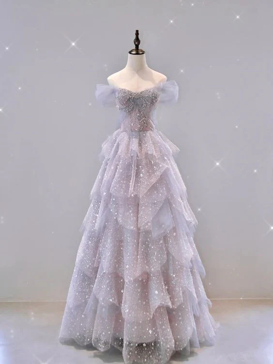 Robe de bal luxueuse et brillante, robe de 16 ans, robe de princesse, Y2403