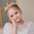 Tiara de corona púrpura para niñas