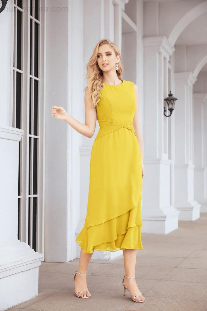 Robe de soirée deux pièces Sunnderly, coupe trapèze, pour la mère de la mariée, référence SY28072