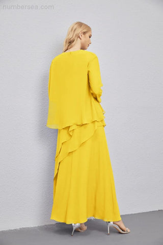 Vestidos de madre de la novia con cárdigan ligero abierto al frente, vestido formal de fiesta 28081 