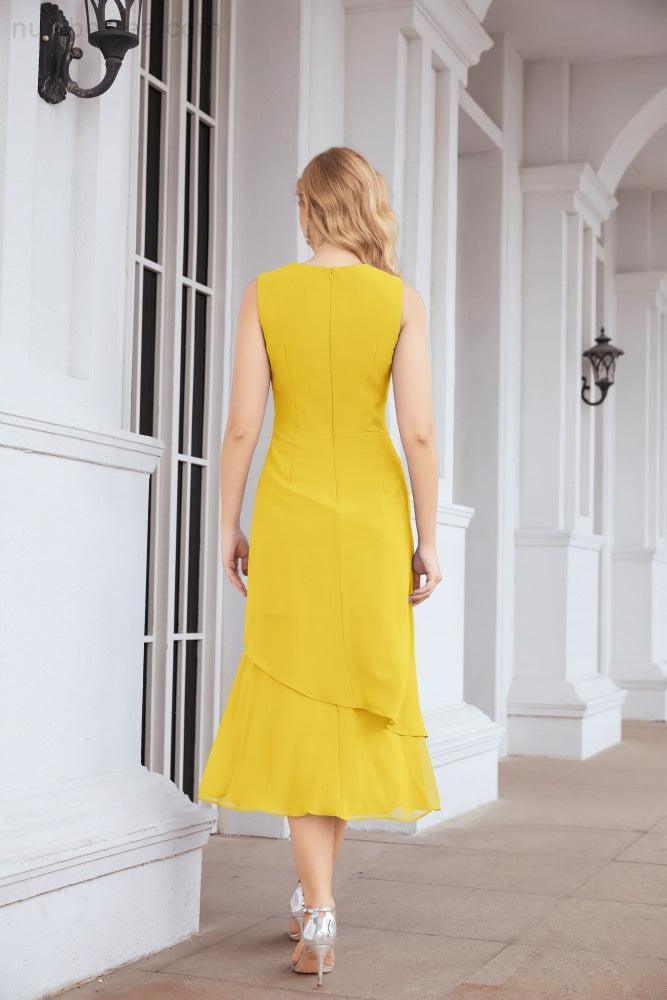 Robe de soirée deux pièces Sunnderly, coupe trapèze, pour la mère de la mariée, référence SY28072