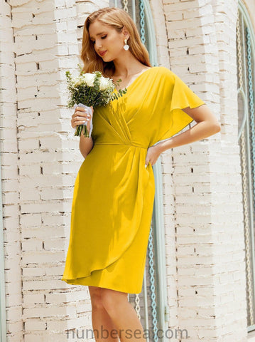 Homecoming Dresses Knee Length Sleeveless Prom Gowns 28021