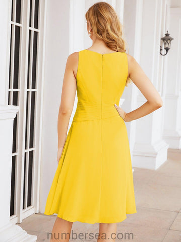 Vestidos de la madre de la novia de Sunderly, vestido de graduación, vestido plisado informal SY28065