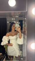 Vestido corto blanco de graduación, vestido de bienvenida, vestidos cortos formales para adolescentes Y2089