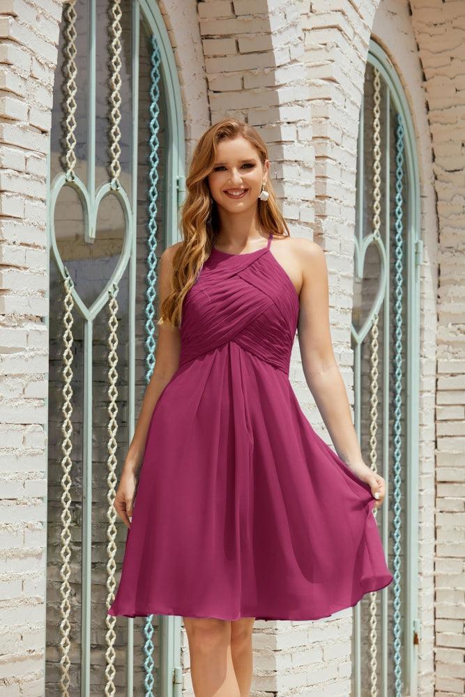 Vestidos de fiesta sin mangas, vestido formal de cóctel para graduación 28014 