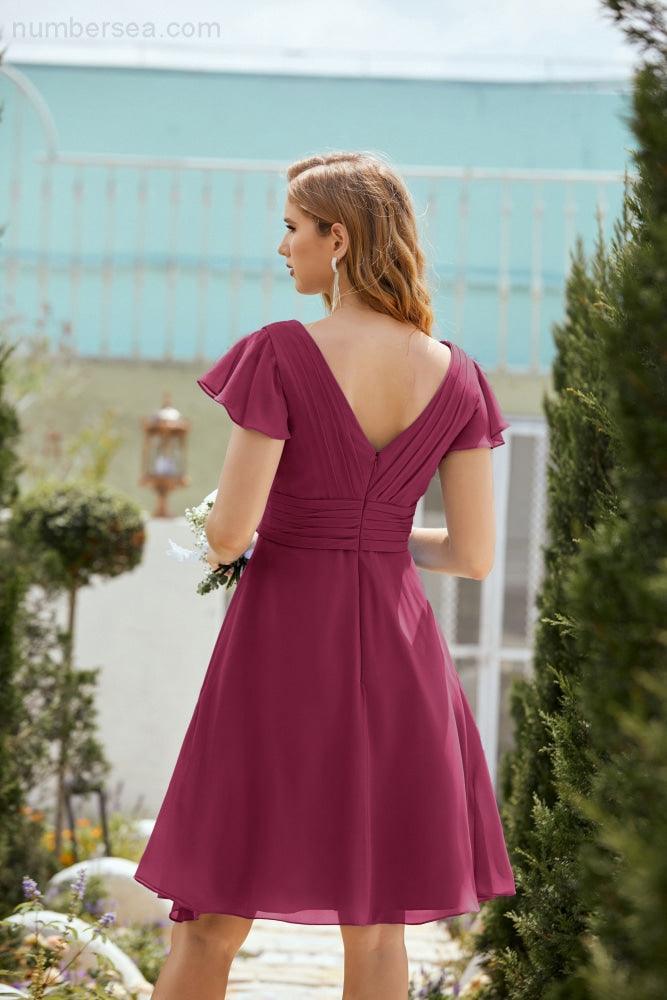 Robe de soirée mi-longue, robe de cocktail formelle, robe de bal, 28013 