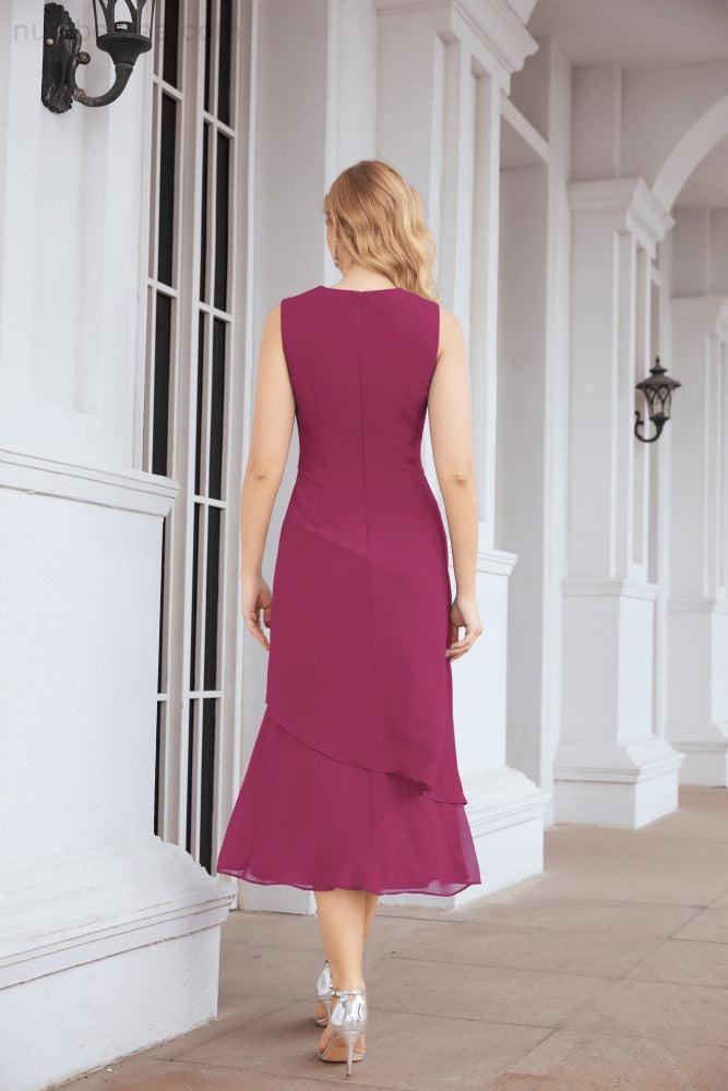 Robe de soirée deux pièces Sunnderly, coupe trapèze, pour la mère de la mariée, référence SY28072
