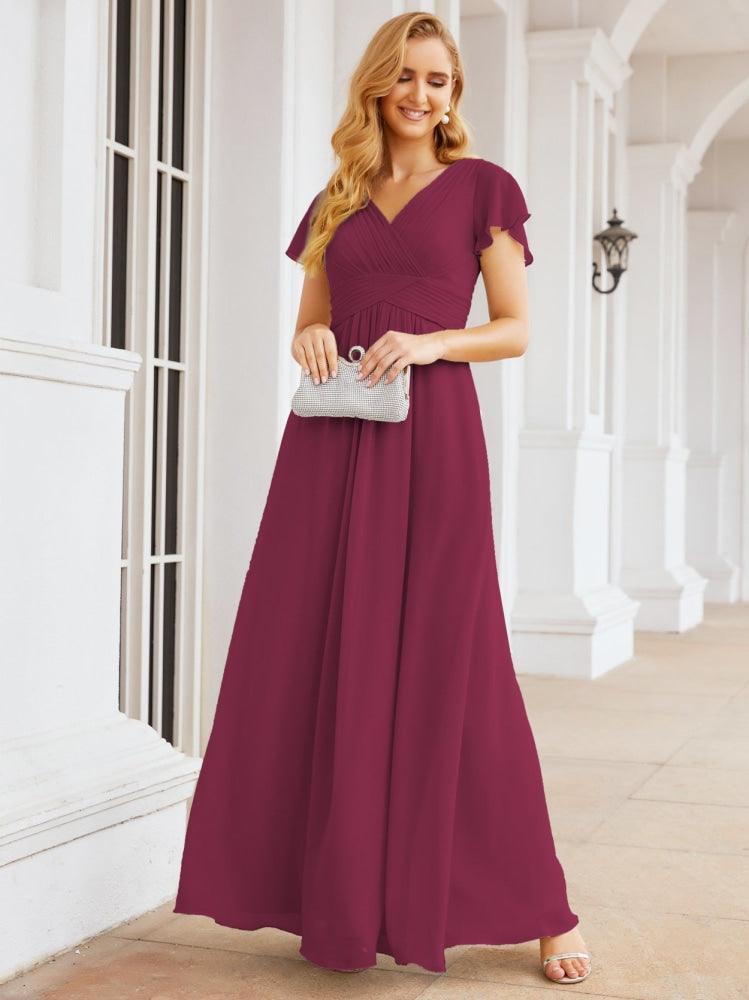 Vestidos de fiesta formales Baoleely para madre de la novia, con mangas cortas, vestido de dama de honor 28047 