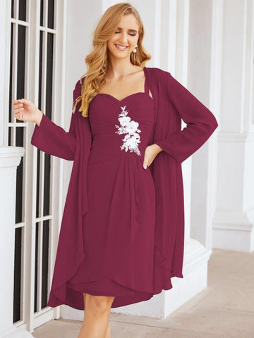 Vestidos de encaje para la madre de la novia y el novio de Sunderly, ideales para invitadas de boda (SY28066)