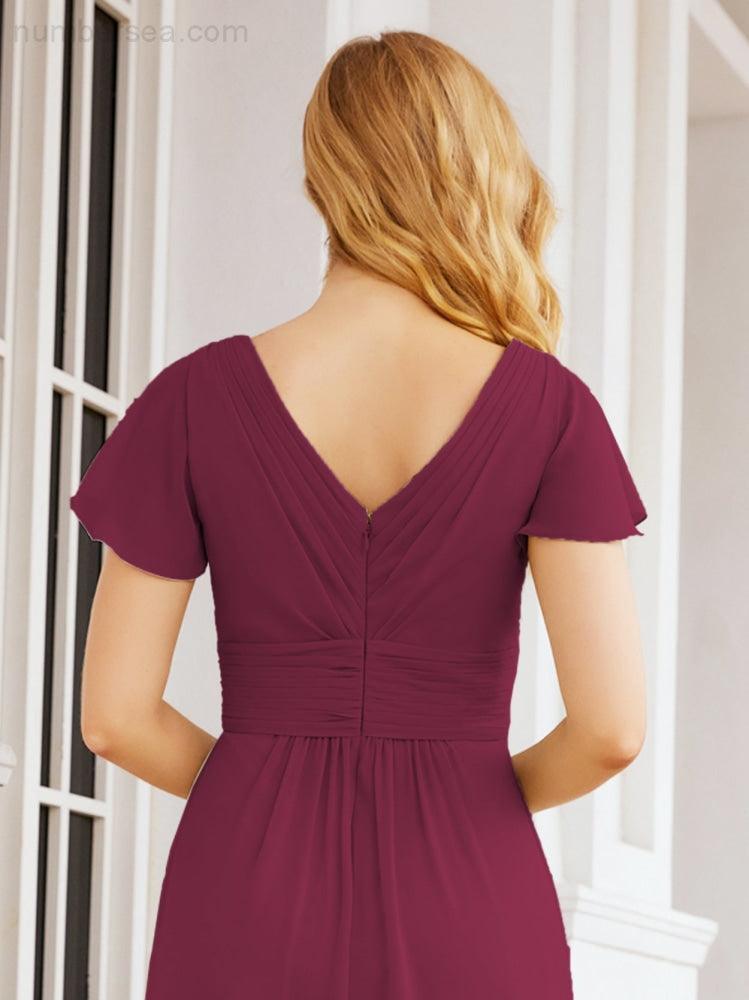 Vestidos de fiesta formales Baoleely para madre de la novia, con mangas cortas, vestido de dama de honor 28047 