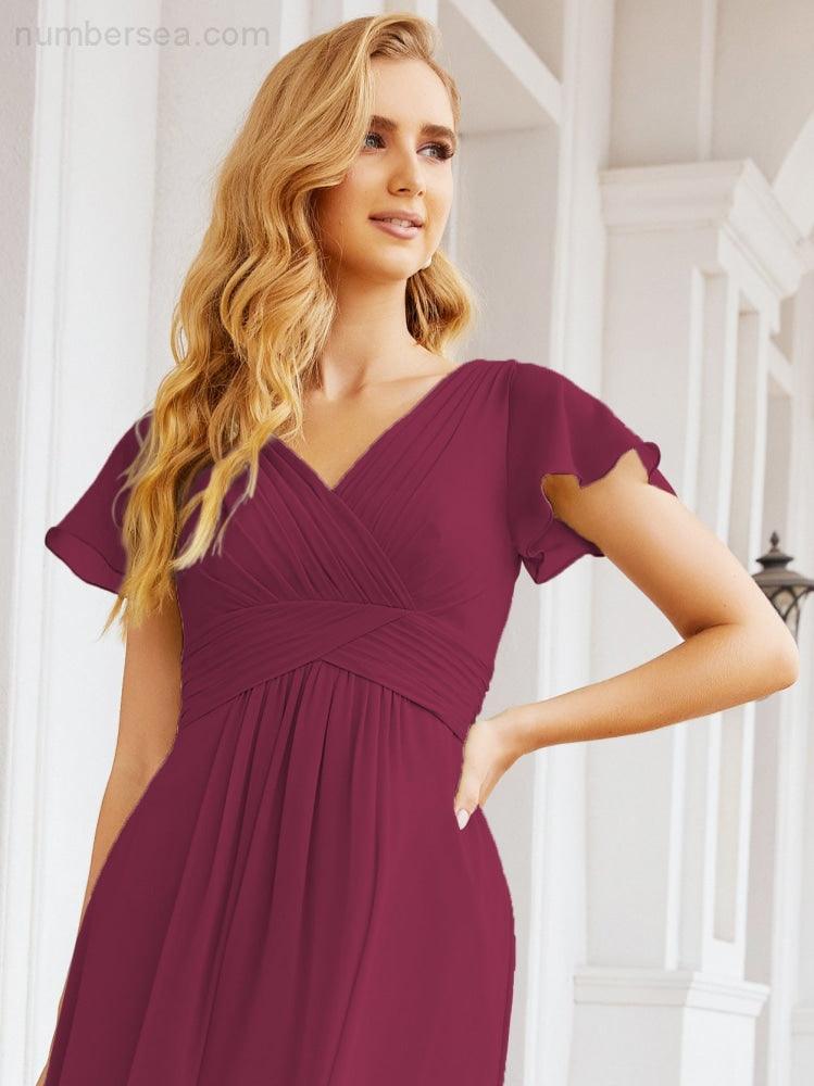 Vestidos de fiesta formales Baoleely para madre de la novia, con mangas cortas, vestido de dama de honor 28047 