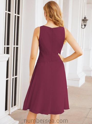 Vestidos de la madre de la novia de Sunderly, vestido de graduación, vestido plisado informal SY28065