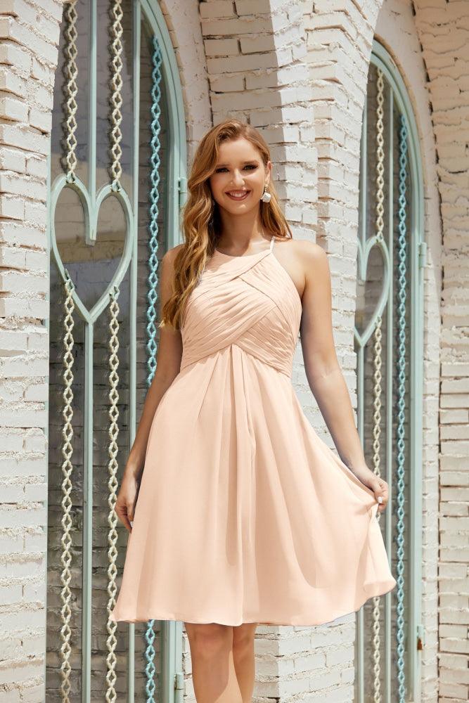Vestidos de fiesta sin mangas, vestido formal de cóctel para graduación 28014 