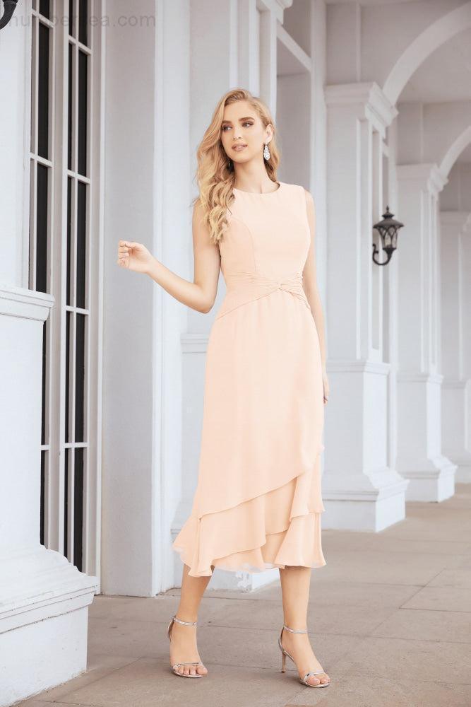 Robe de soirée deux pièces Sunnderly, coupe trapèze, pour la mère de la mariée, référence SY28072