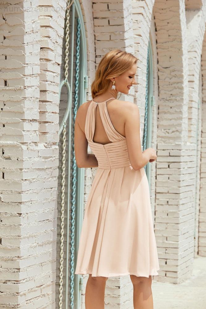 Vestidos de fiesta sin mangas, vestido formal de cóctel para graduación 28014 