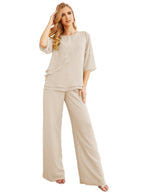 Baoleely Élégante robe mère de la mariée 2 pièces, grande taille, pantalon, volants, couches argentées, peignoir 28064