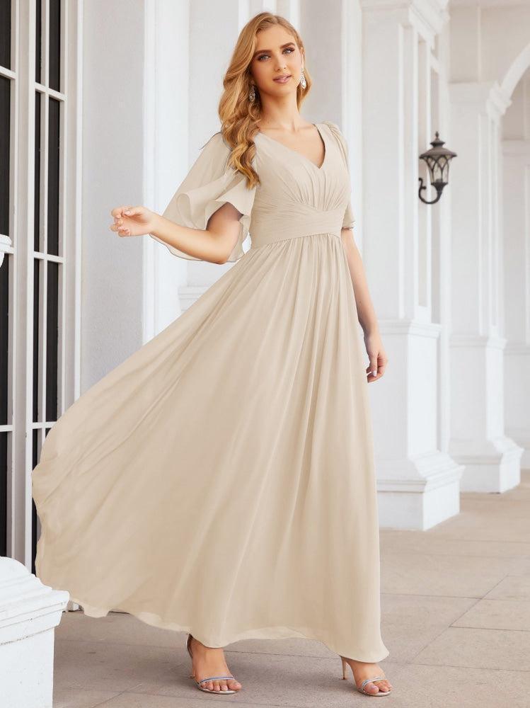 Robes de demoiselle d'honneur pour femmes, robe de soirée longue de mariage, robe de bal 28068