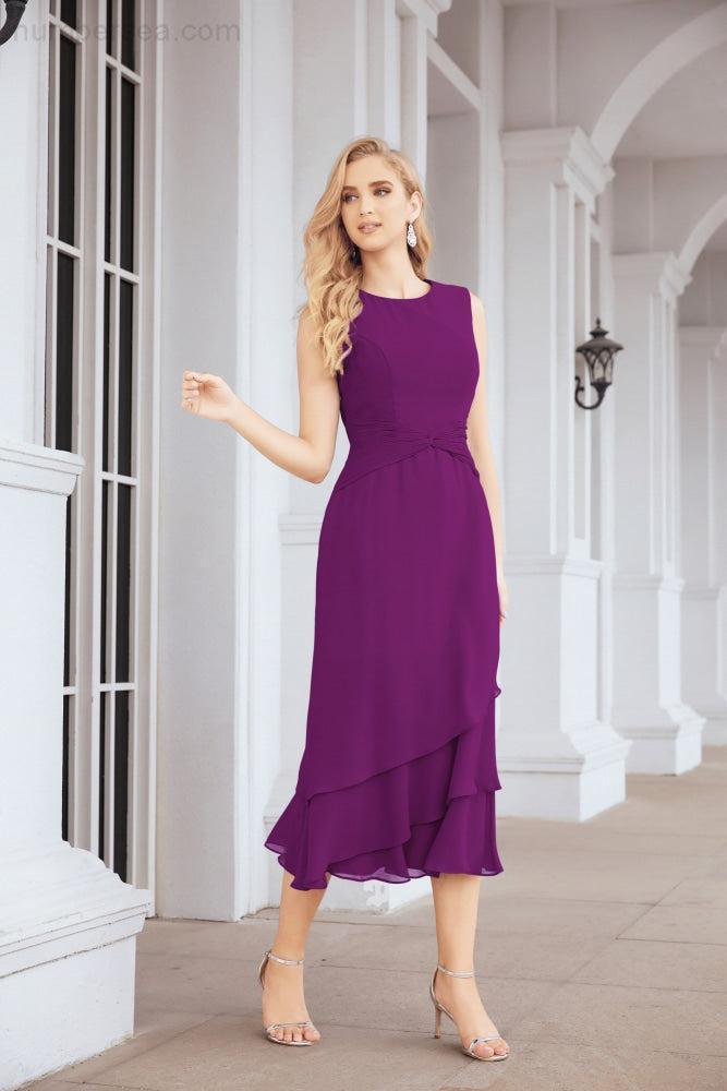 Robe de soirée deux pièces Sunnderly, coupe trapèze, pour la mère de la mariée, référence SY28072