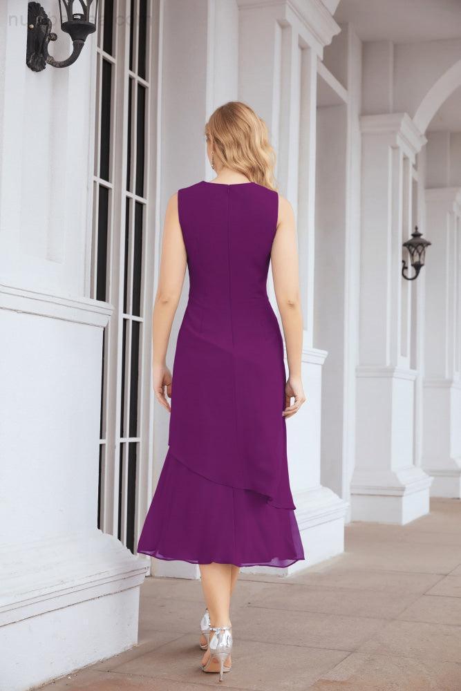Robe de soirée deux pièces Sunnderly, coupe trapèze, pour la mère de la mariée, référence SY28072