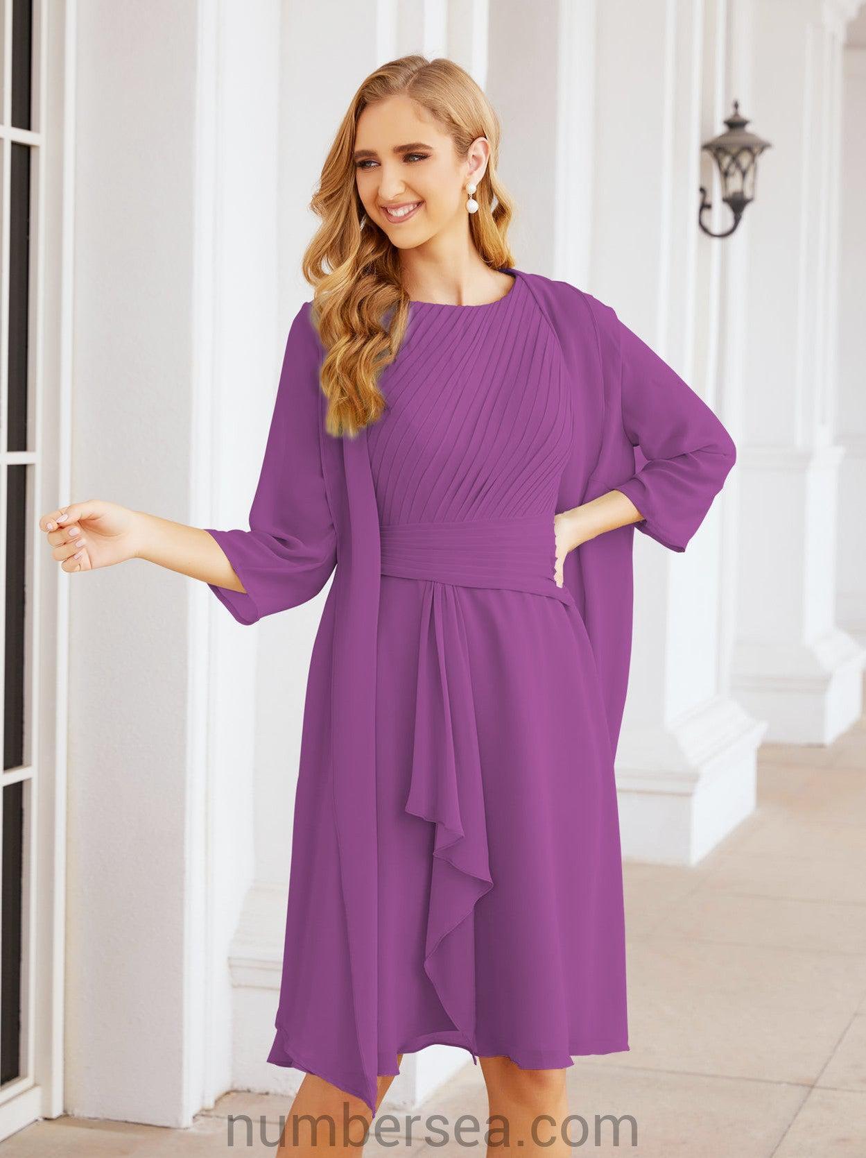 Vestidos de la madre de la novia de Sunderly, vestido de graduación, vestido plisado informal SY28065