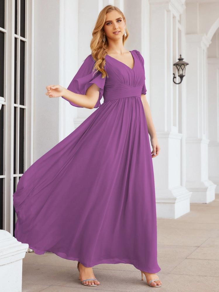 Robes de demoiselle d'honneur pour femmes, robe de soirée longue de mariage, robe de bal 28068