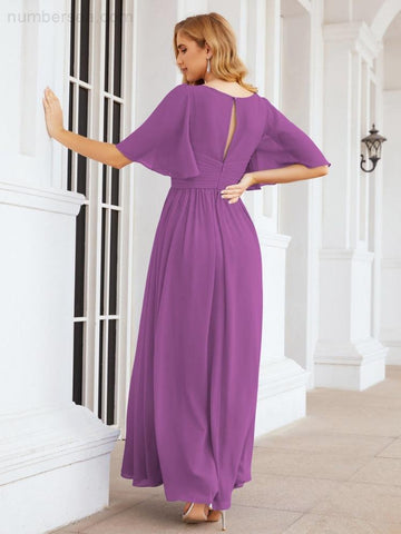 Vestidos de dama de honor para mujer, vestido largo de fiesta para boda o graduación 28068