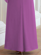 Vestido largo de fiesta formal Sunderly para la madre de la novia con capa de volantes SY28026