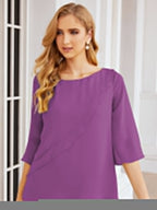 Baoleely Élégante robe mère de la mariée 2 pièces, grande taille, pantalon, volants, couches argentées, peignoir 28064