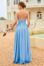 Robe de demoiselle d'honneur en dentelle