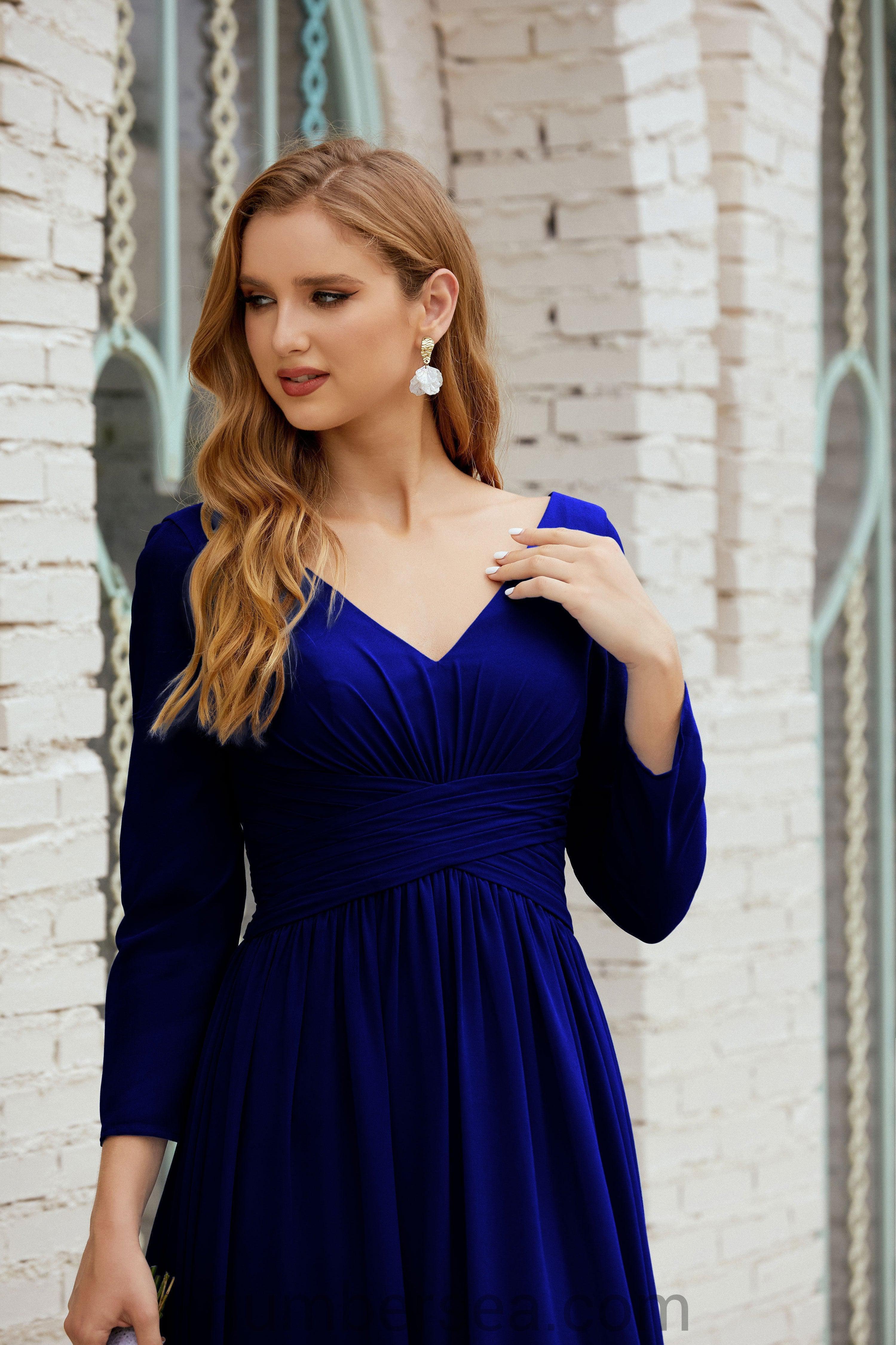Baoleely Bridesmaid Dress Chiffon Formal Party Dress Evening Dress 28016