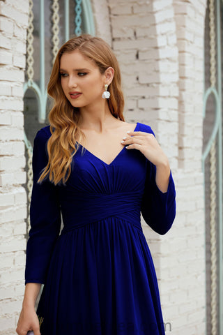 Baoleely Bridesmaid Dress Chiffon Formal Party Dress Evening Dress 28016