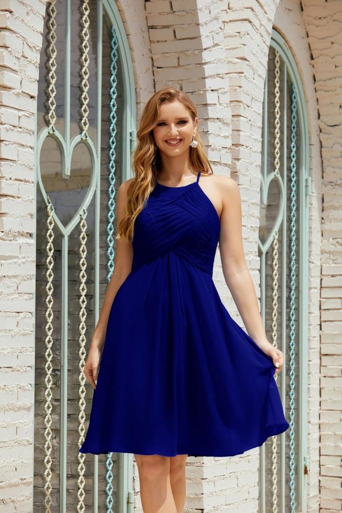 Vestidos de fiesta sin mangas, vestido formal de cóctel para graduación 28014 