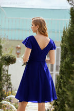 Robe de soirée mi-longue, robe de cocktail formelle, robe de bal, 28013 