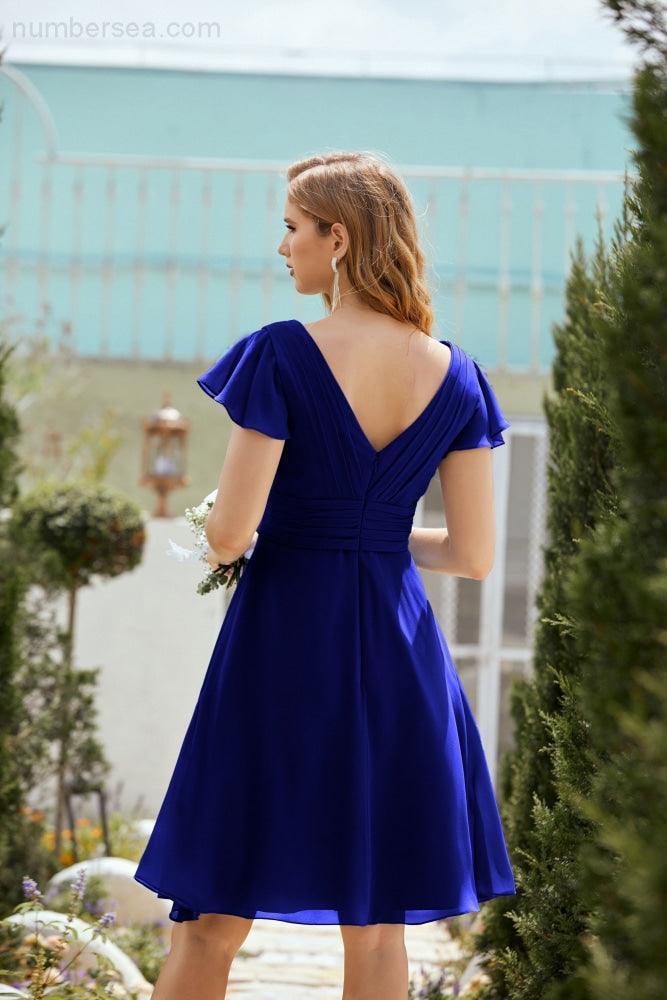 Robe de soirée mi-longue, robe de cocktail formelle, robe de bal, 28013 