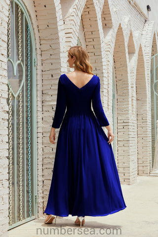 Baoleely Bridesmaid Dress Chiffon Formal Party Dress Evening Dress 28016