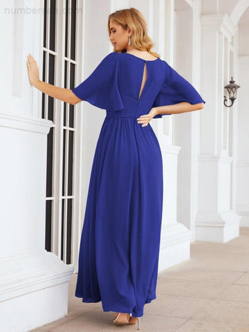 Vestidos de dama de honor para mujer, vestido largo de fiesta para boda o graduación 28068