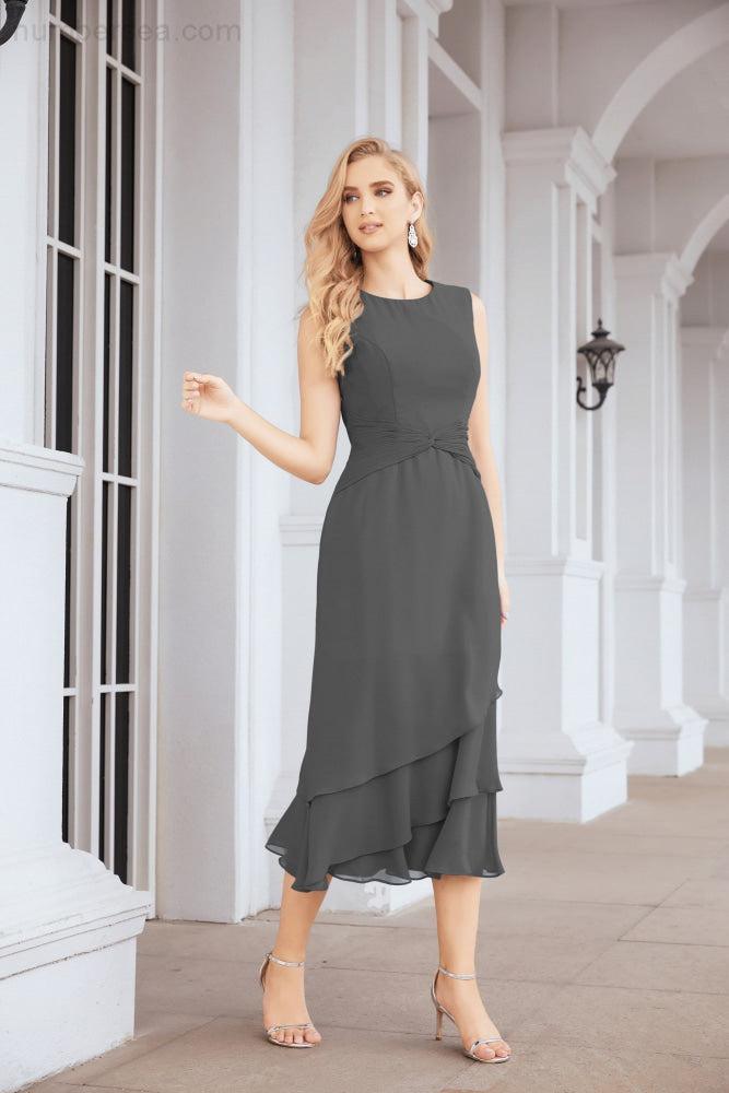 Robe de soirée deux pièces Sunnderly, coupe trapèze, pour la mère de la mariée, référence SY28072