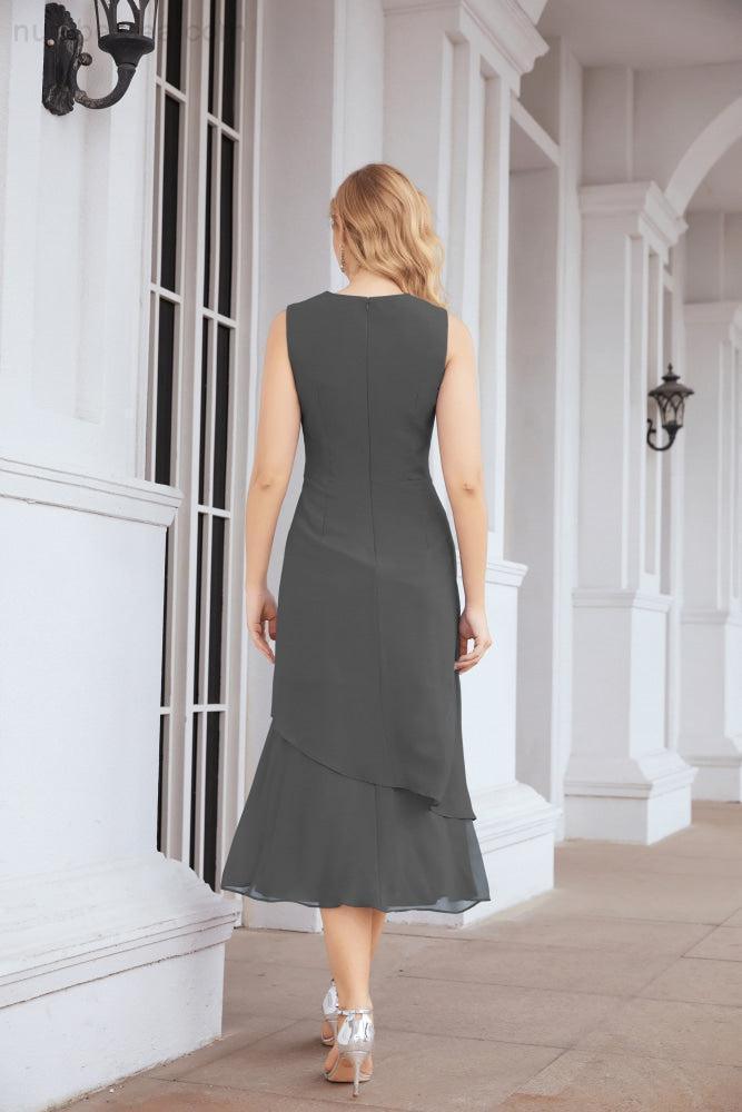 Robe de soirée deux pièces Sunnderly, coupe trapèze, pour la mère de la mariée, référence SY28072