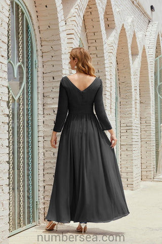 Baoleely Bridesmaid Dress Chiffon Formal Party Dress Evening Dress 28016