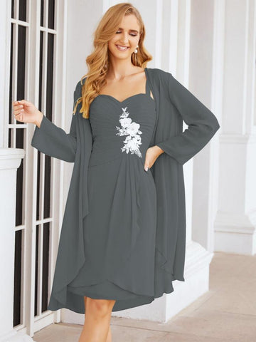 Vestidos de encaje para la madre de la novia y el novio de Sunderly, ideales para invitadas de boda (SY28066)