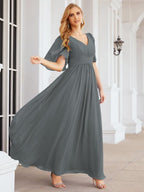 Robes de demoiselle d'honneur pour femmes, robe de soirée longue de mariage, robe de bal 28068