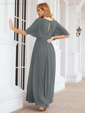 Vestidos de dama de honor para mujer, vestido largo de fiesta para boda o graduación 28068