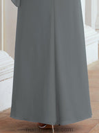 Vestido largo de fiesta formal Sunderly para la madre de la novia con capa de volantes SY28026