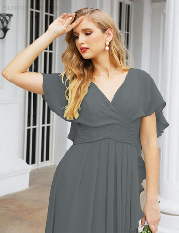 Vestidos de dama de honor Baoleely, vestidos de gala formales sin espalda para fiestas de noche, vestido para la madre de la novia 28040