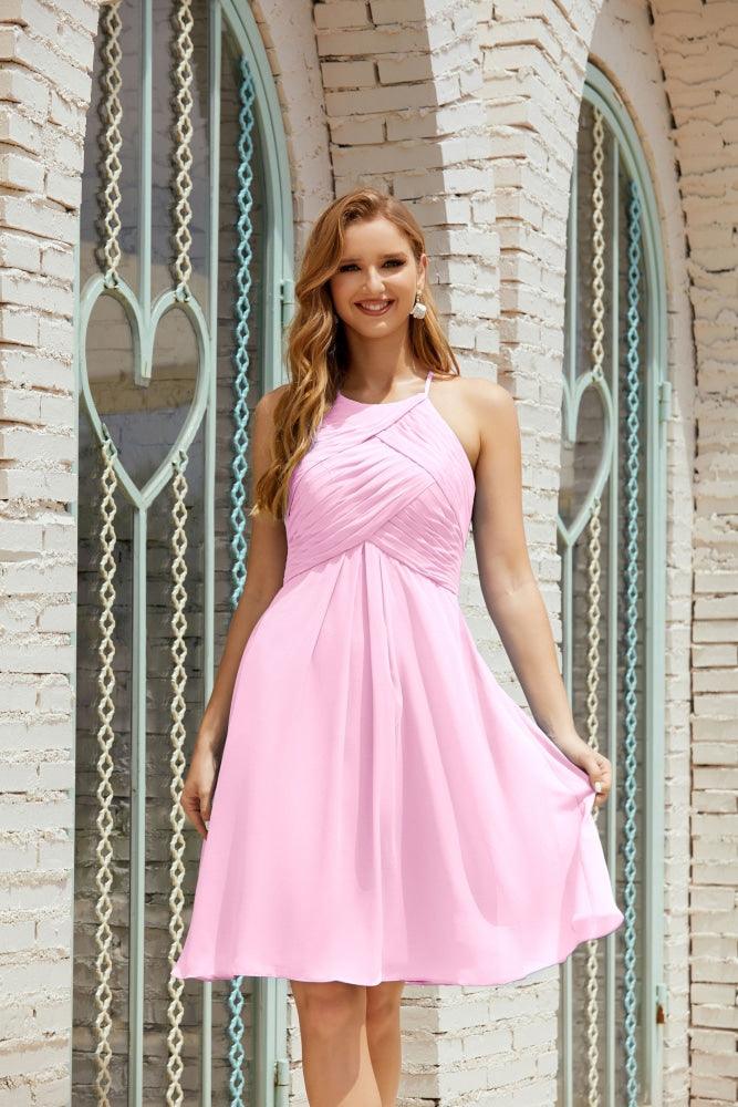 Vestidos de fiesta sin mangas, vestido formal de cóctel para graduación 28014 